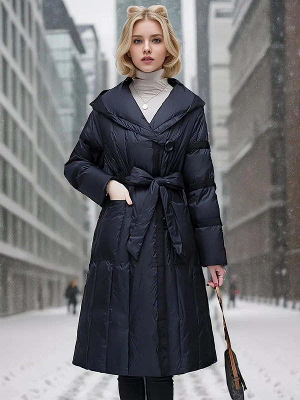 WinterGrace : stilvoller Mantel mit Gürtel