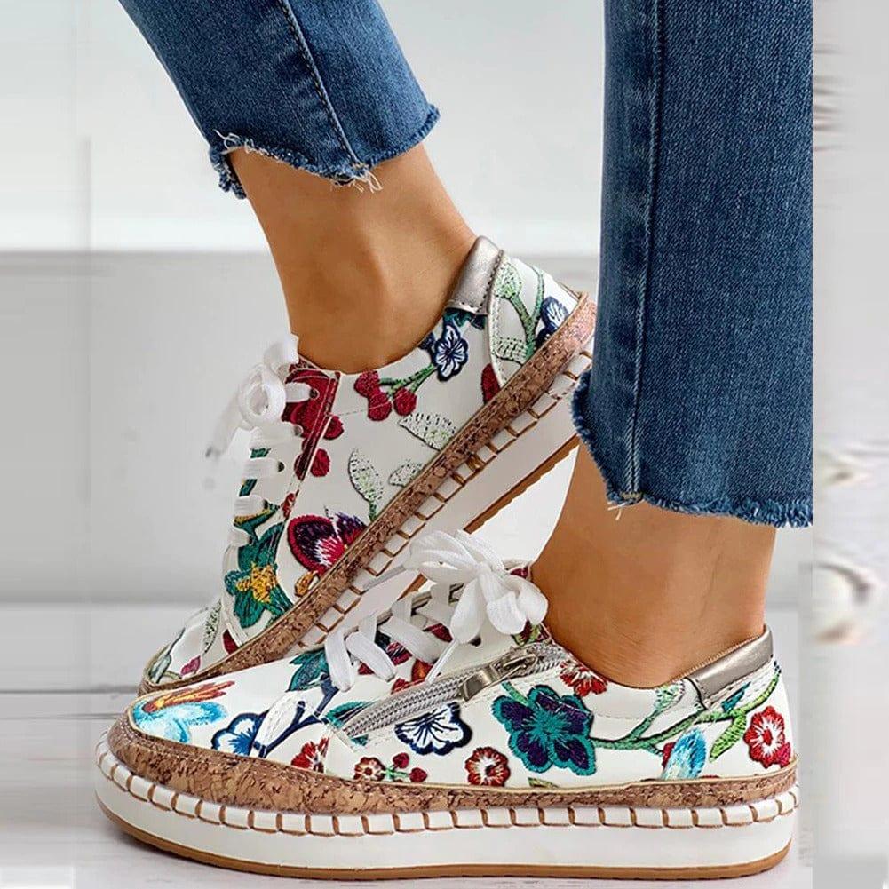 AURORE | Schuhe mit Blumenmuster für Frauen - Amodafashion.de