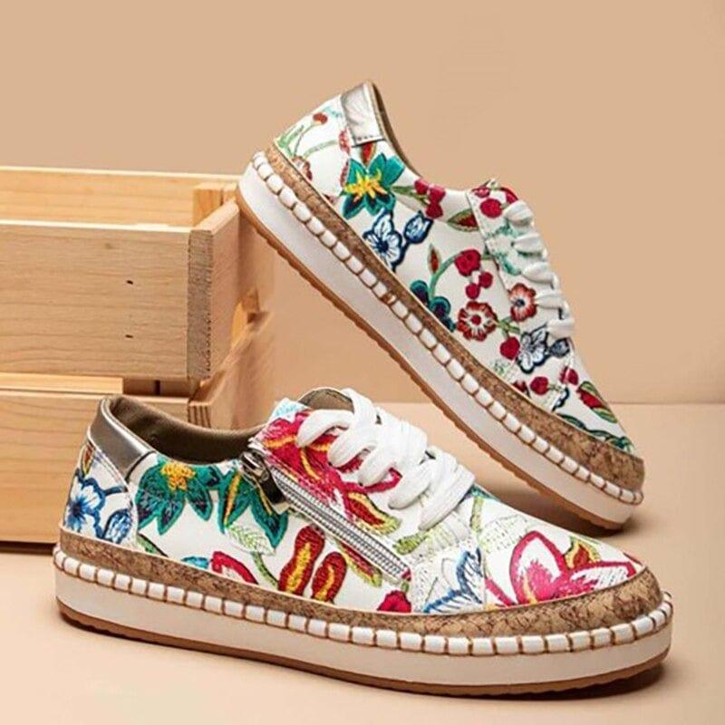 AURORE | Schuhe mit Blumenmuster für Frauen - Amodafashion.de