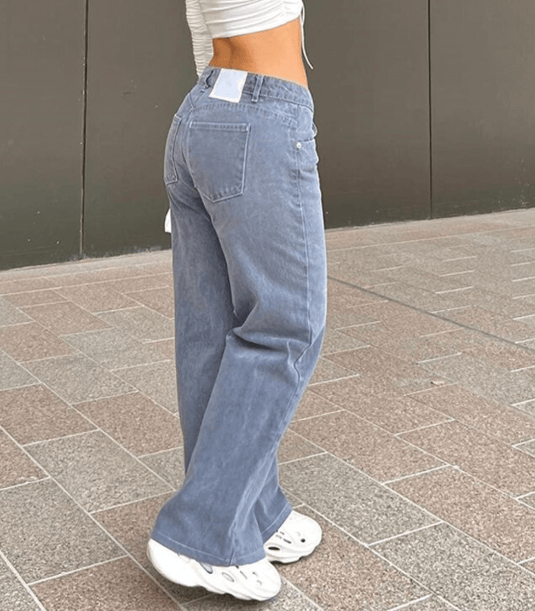 Lässige modische Jeans mit niedriger Taille - Amodafashion.de