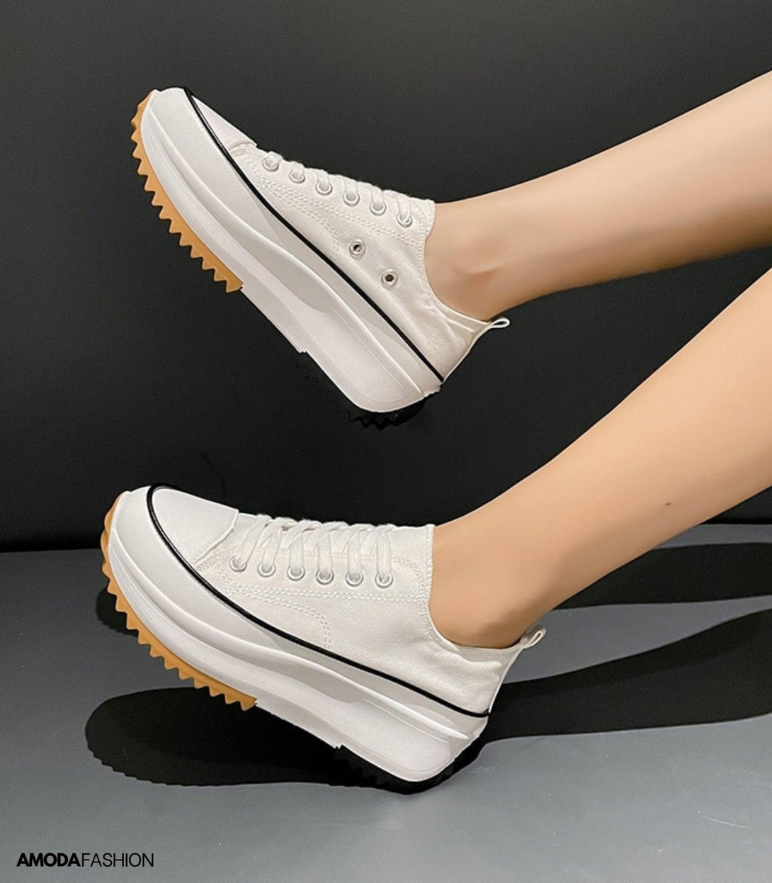 Segeltuch-Sneakers für Frauen - Amodafashion.de
